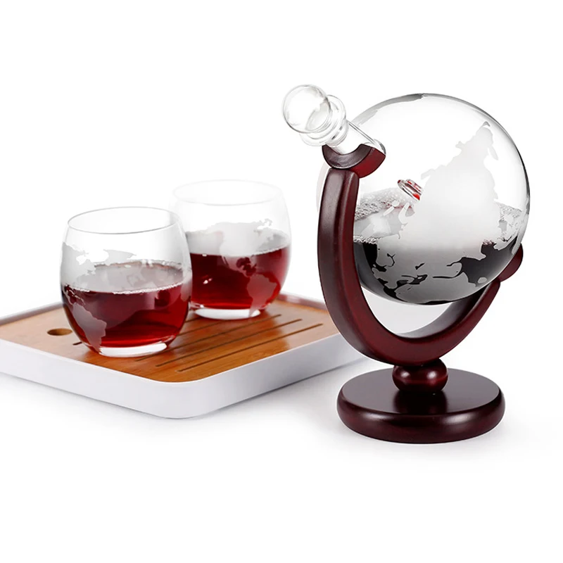 Decanter Globe Set - Decanter per whisky Globo Set di