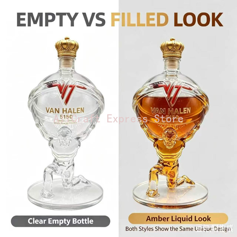Decanter Globe Set - Bottiglia di Vetro a Forma di