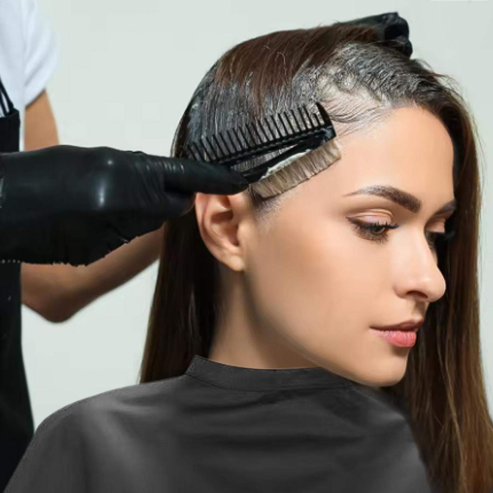 Home Barber - Mantella da Parrucchiere Nera Corta Quadrata