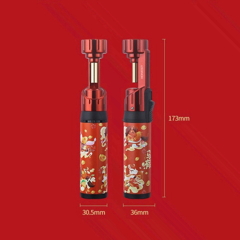 Smoking Gun Kit - Accendino Gonfiabile Antivento in Metallo 2026