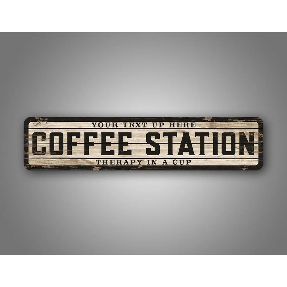 Home Bar And Kitchen - Targa in legno anticato con logo