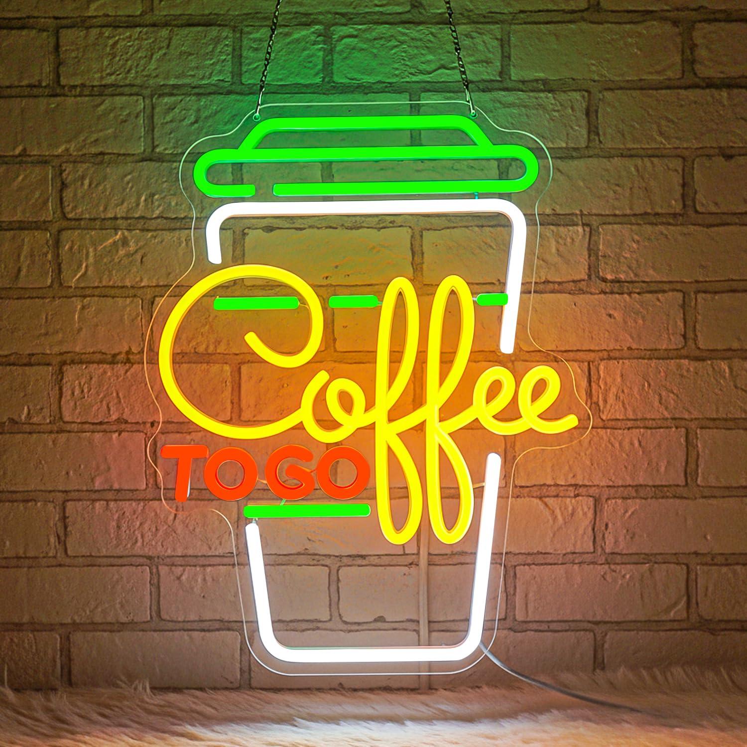 Home Bar And Kitchen - Insegna al Neon per Caffè, Luci