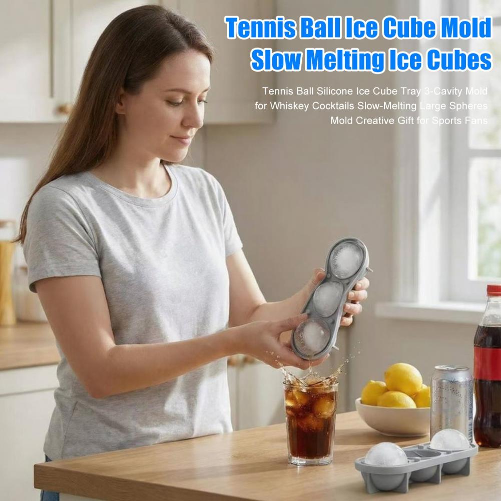 Ice Mold Sphere - Stampo in silicone ispessito per cubetti