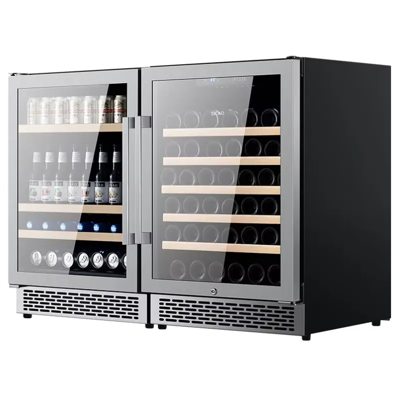 Home Bar And Fridge - Frigorifero per Vini a Doppia Zona