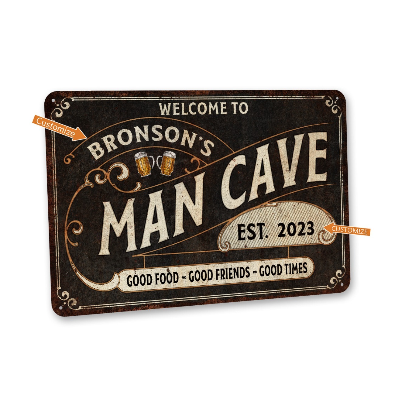 Home Bar Signs - Insegna Personalizzata per Man Cave, Bar