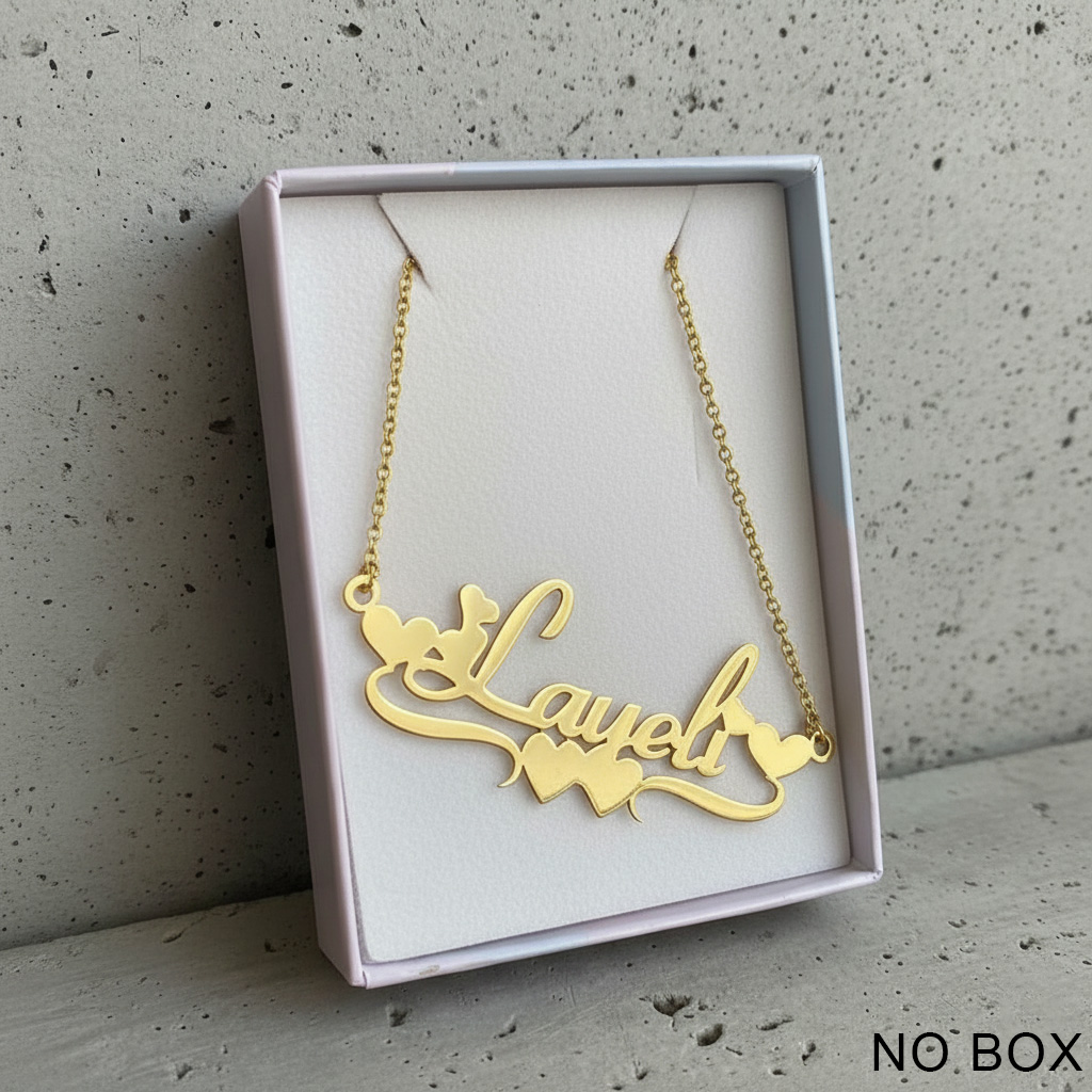 Bar Cart Gold - Collana Personalizzata con Nome in Acciaio