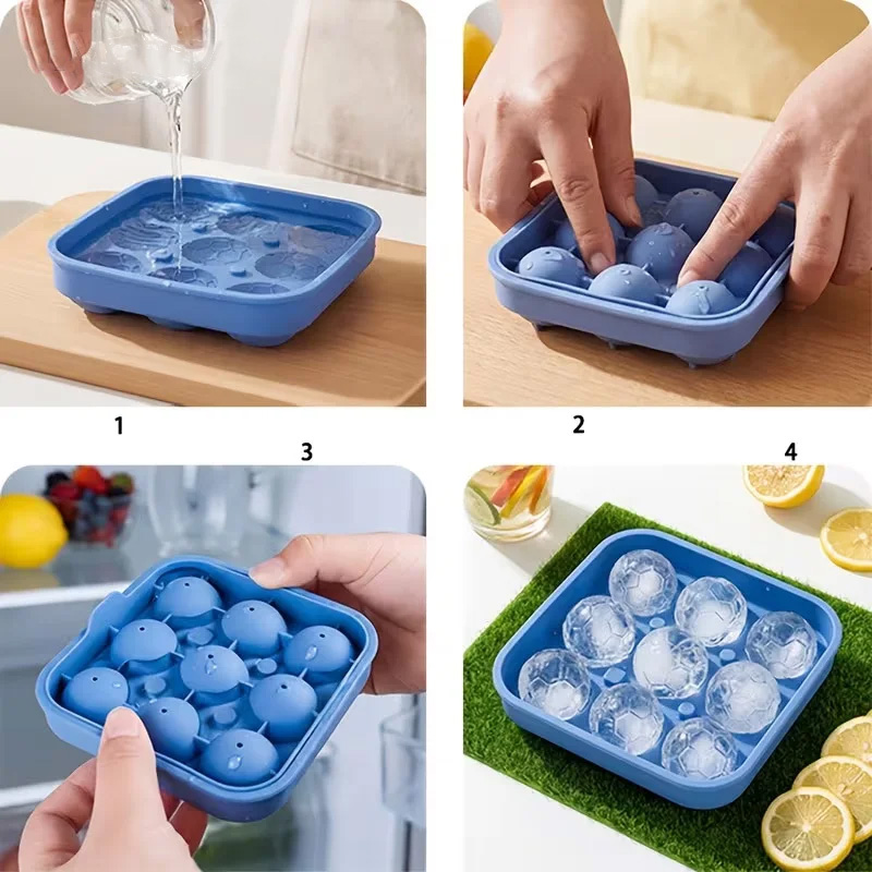 Stampo in silicone a 9 fori pe - Ice Mold Sphere recensione e prezzo