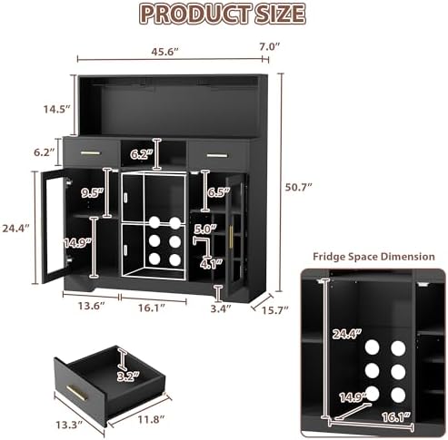 Mini Frigorifero con Armadiett - Home Bar And Fridge recensione e prezzo