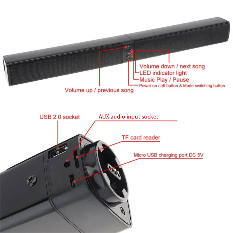 Potente soundbar Sound Radio B - Home Bar And Theater recensione e prezzo