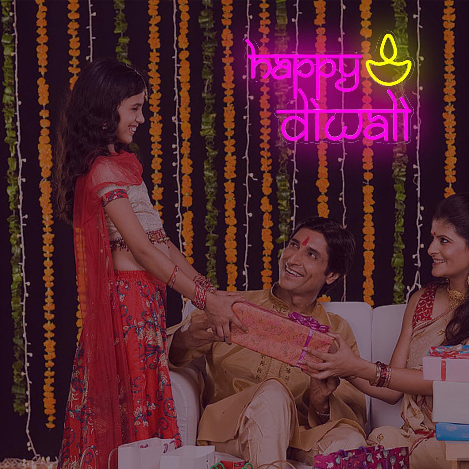 Insegna al Neon 'Happy Diwali' - Home Bar Signs recensione e prezzo