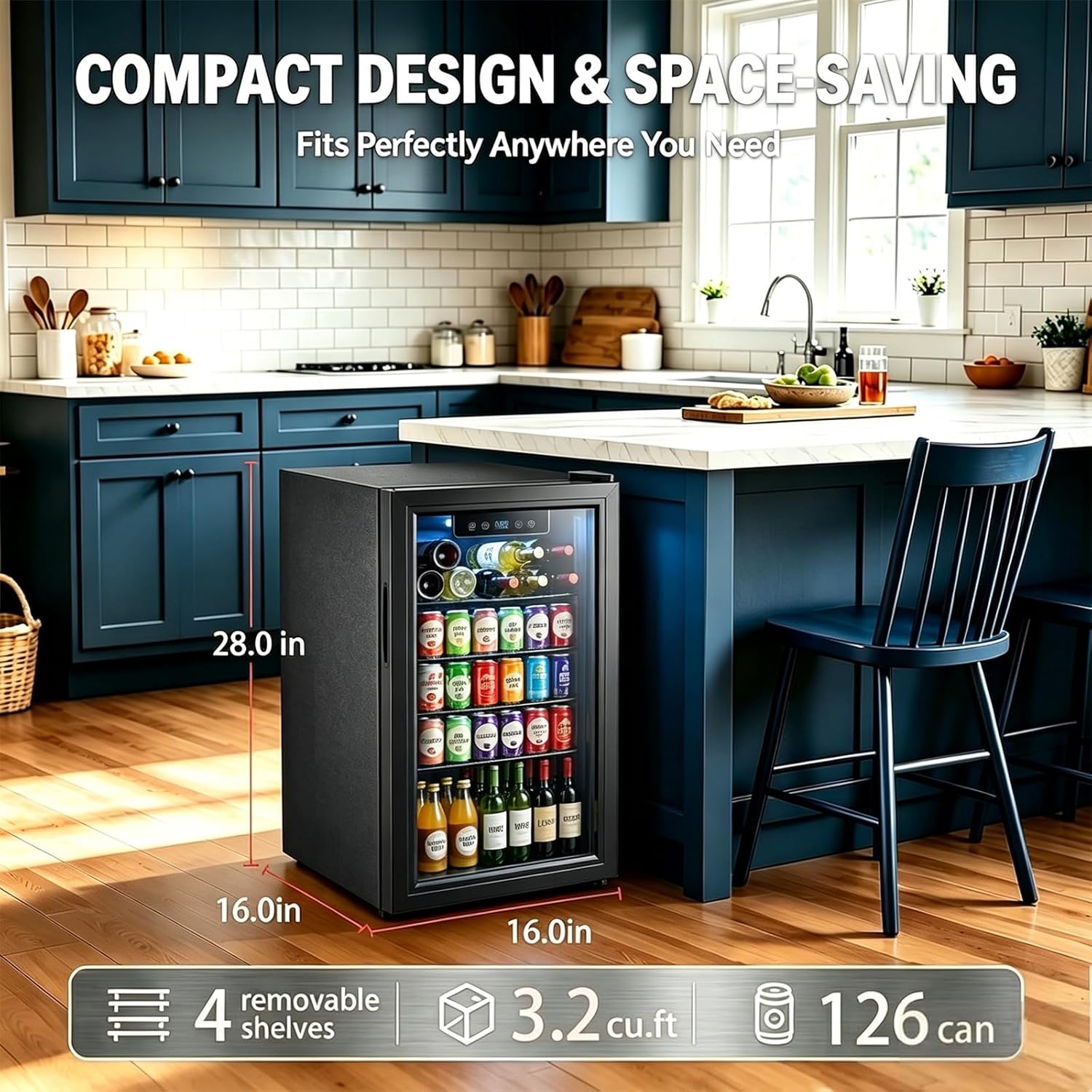 Frigorifero per Bevande da 3,2 - Home Bar And Fridge recensione e prezzo
