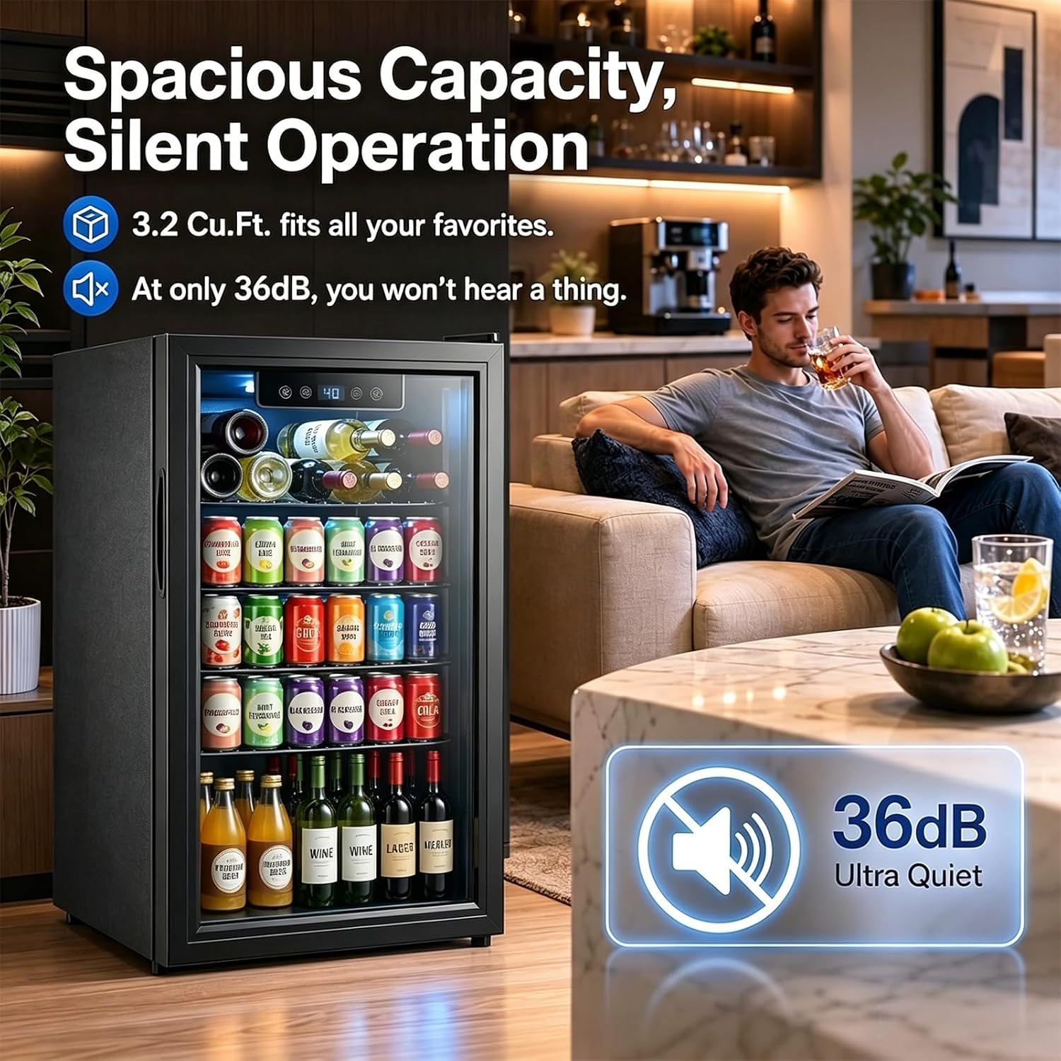 Frigorifero per Bevande da 3,2 - Home Bar And Fridge recensione e prezzo