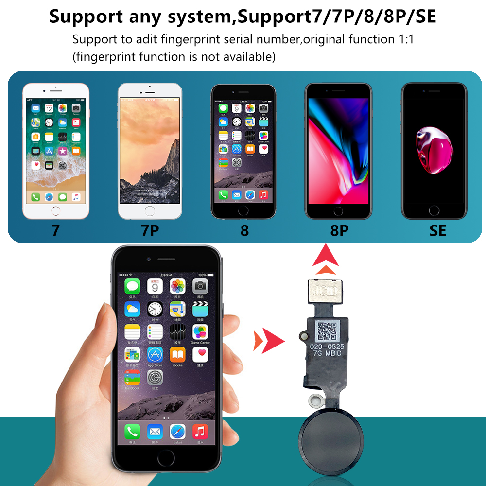 JC 6th 3D Home Button Flex per - Home Bar Iphone recensione e prezzo