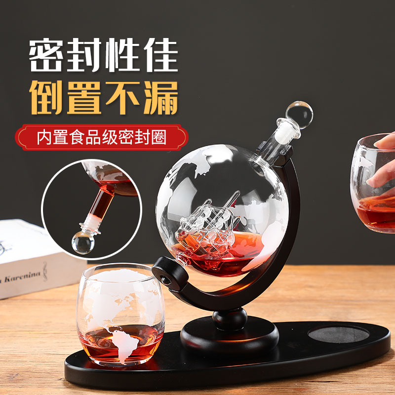 Globo bottiglia di vetro di vi - Decanter Globe Set recensione e prezzo