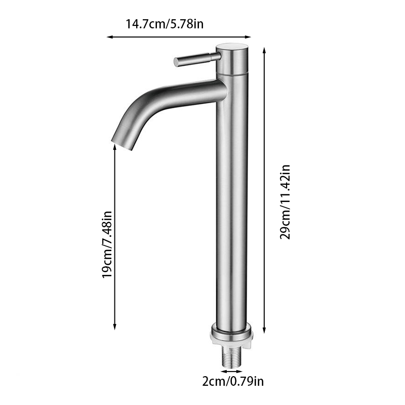 Un rubinetto per lavabo in acc - Home Bar Sink recensione e prezzo