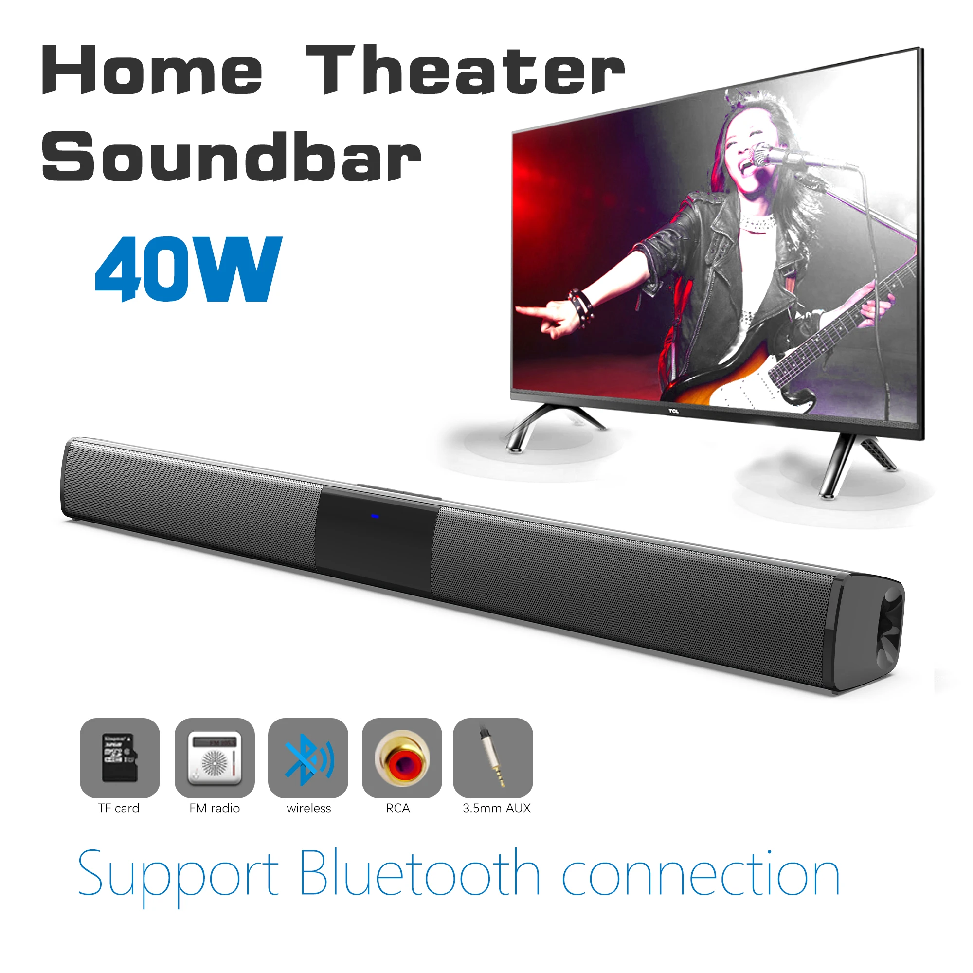 Soundbar ad alta potenza da 40 - Home Bar And Theater recensione e prezzo