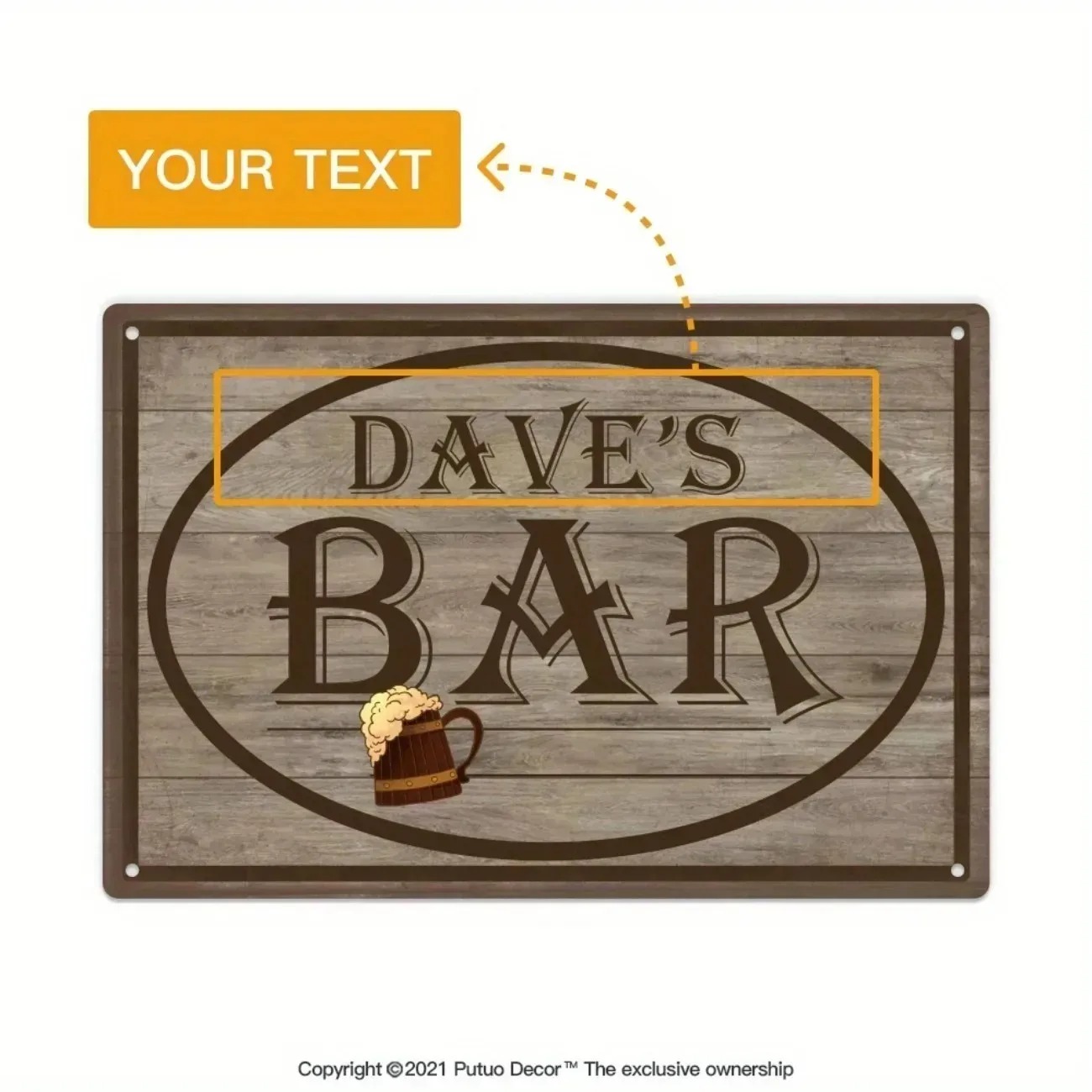 Targa in Metallo Personalizzat - Home Bar Signs recensione e prezzo