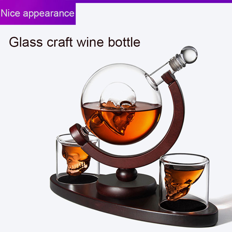 Set decanter per whisky Skull  - Decanter Globe Set recensione e prezzo