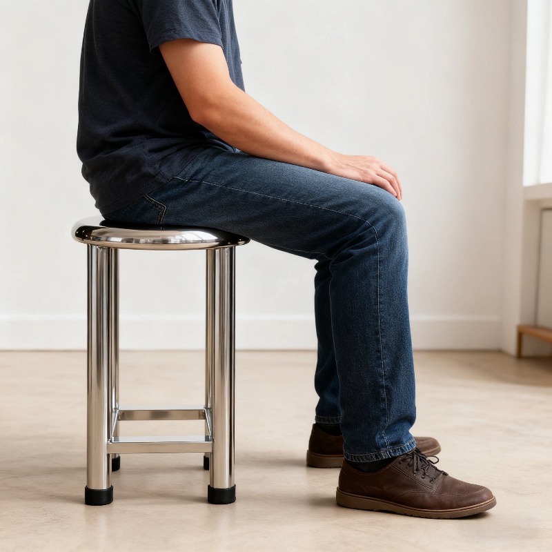 Sgabello Rotondo in Acciaio In - Home Bar Stools recensione e prezzo