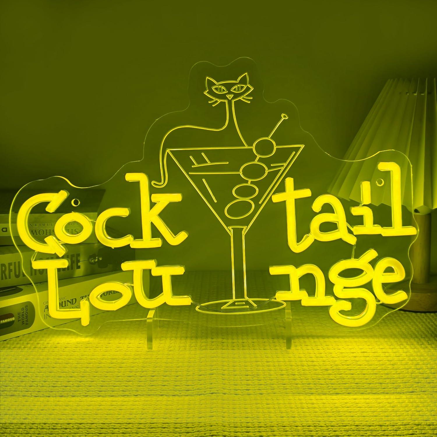 Insegna al Neon per Cocktail L - Home Bar Lounge recensione e prezzo