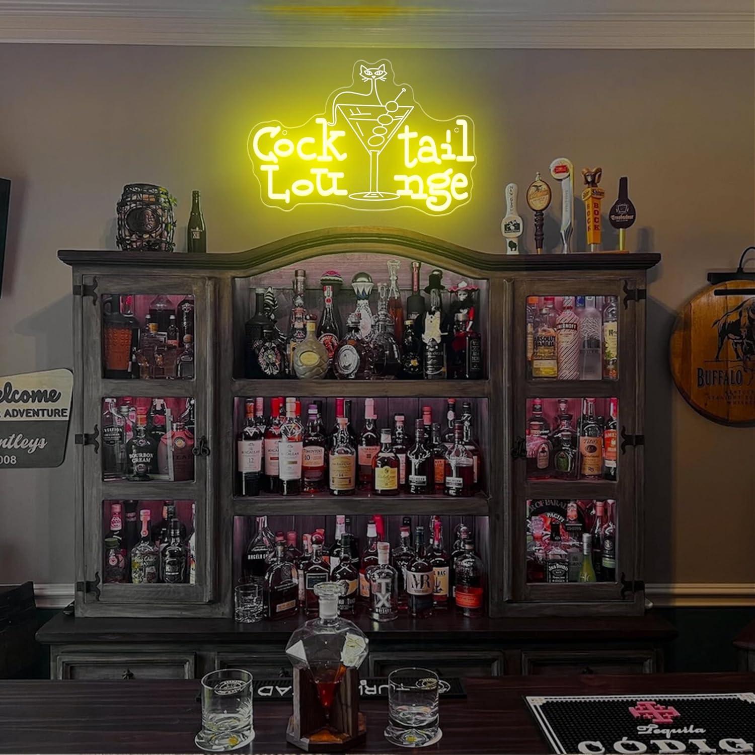 Insegna al Neon per Cocktail L - Home Bar Lounge recensione e prezzo